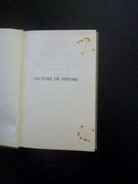 Lecture de Phèdre