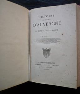 Histoire de la Comté d'Auvergne et de sa capitale Vic-le-Comte.