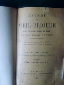Histoire de Vieil-Brioude depuis les origines jusqu'à nos jours.