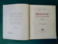 Brioude et sa région.
Notes d'Art et d'Histoire.