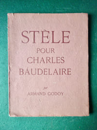 Stèle pour Charles BAUDELAIRE
