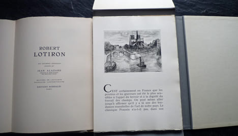 Dix estampes originales présentées par Jean ALAZARD.
Collection Maîtres de l'estampe française contemporaine.. LOTIRON (Robert)