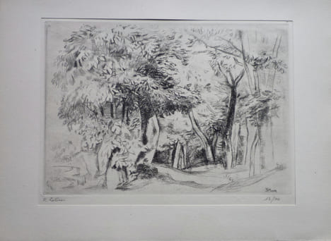 Dix estampes originales présentées par Jean ALAZARD.
Collection Maîtres de l'estampe française contemporaine.. LOTIRON (Robert)