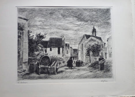 Dix estampes originales présentées par Jean ALAZARD.
Collection Maîtres de l'estampe française contemporaine.. LOTIRON (Robert)