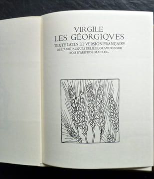 Les Géorgiques.
Texte latin et version française de l'Abbé Jacques DELLILE.
Gravures sur bois d'Aristide MAILLOL.. VIRGILE - MAILLOL (Aristide)