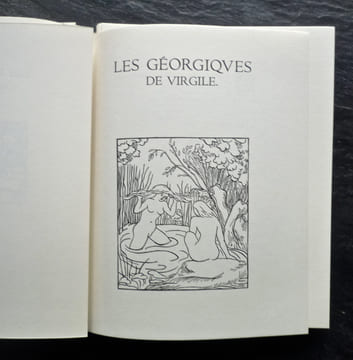 Les Géorgiques.
Texte latin et version française de l'Abbé Jacques DELLILE.
Gravures sur bois d'Aristide MAILLOL.. VIRGILE - MAILLOL (Aristide)