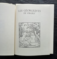 Les Géorgiques.
Texte latin et version française de l'Abbé Jacques DELLILE.
Gravures sur bois d'Aristide MAILLOL.