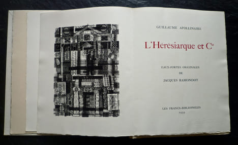 L'Hérésiarque et Cie. APOLLINAIRE (Guillaume)
