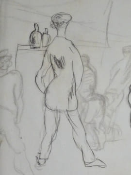Deux hommes au bistrot. PASCIN