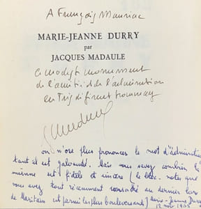 Marie-Jeanne Durry.