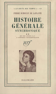Histoire générale synchronique. Tome II : de 622 après J.-C. à l'époque contemporaine.