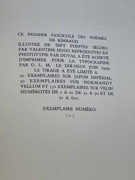 Les Poètes de sept ans.. HUGO]. RIMBAUD (Arthur).