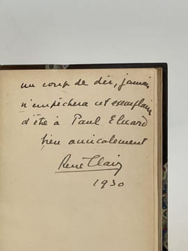 Adams. . CLAIR (René).