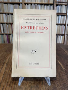 Mes galeries et mes peintres. Entretiens avec Francis Crémieux.