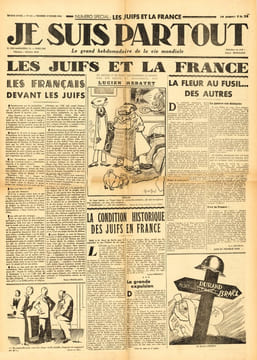 Je suis partout, n°430. ANTISEMITISME