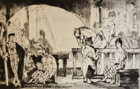Les Frères Zemganno. Eaux-fortes dessinées et gravées par Auguste Brouet. 