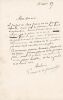 Lettres autographes signées à son architecte Frantz Jourdain.. GONCOURT (Edmond de).