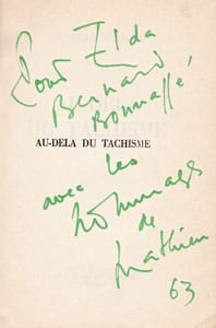 Au-delà du Tachisme.