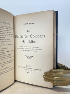 Les dernières colonnes de l'Eglise (Coppée, Le révérend père Judas, Brunetière, Huysmans, Bourget, etc. Le dernier poète catholique).