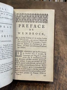 Les Provinciales, ou Lettres écrites par Louis de Montalte à un provincial de ses amis et aux RR. PP. jésuites sur la morale et la politique de ces ...