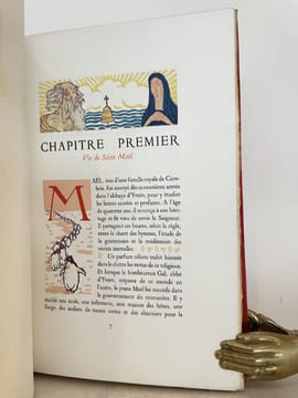 L'île des pingouins. Illustré par Louis Jou. . FRANCE (Anatole).