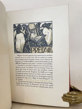 L'île des pingouins. Illustré par Louis Jou. . FRANCE (Anatole).