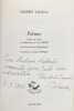 Po&egrave;mes. Traduit par l'auteur en collaboration avec Yvette Moch. Avant-propos de Jean Rousselot.. LAURILA (Elisabet).