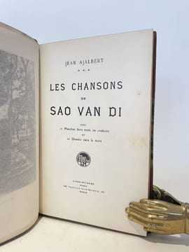 Les Chansons de Sao Van Di. . AJALBERT (Jean).