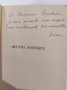 Oeuvre poétique (1930-1945).