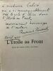 L'étoile au front. Pièce en trois actes, en prose, représentée pour la première fois sur la scène du Vaudeville le 5 mai 1924.. ROUSSEL (Raymond).