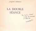 La Double S&eacute;ance. . DERRIDA (Jacques).