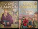 Steve Canyon. N° 1 et 2 (Calvert, 1953).. COMICS]. CANIFF (Milton).