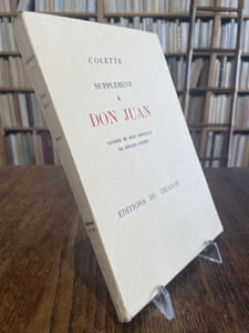 Supplément à Don Juan. Cuivres et bois originaux de Gérard Cochet.