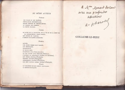 Guillaume-le-Petit : poèmes.