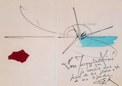 20 lettres et cartes autographes signées, 8 livres dédicacés, 3 croquis originaux, 4 photographies et plusieurs documents annexes (1966-2005). 