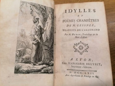 Idylles et poëmes champêtres. Traduits de l'allemand par M. Huber.