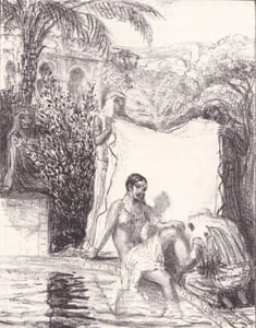 La Nuit de Jérusalem. Lithographies de Drouart.