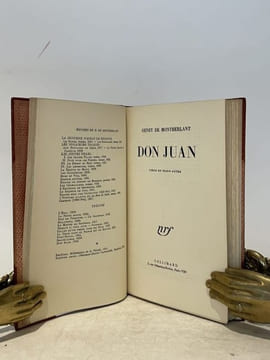 Don Juan. Pièce en trois actes.. MONTHERLANT (Henry de).