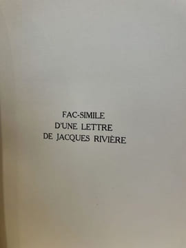 Correspondance (1905-1914).. RIVIERE (Jacques) et ALAIN-FOURNIER.