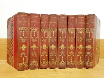Théâtre complet de J.-B. Poquelin de Molière, publié par D. Jouaust, en huit volumes, avec la préface de 1682 annotée par G. Monval.