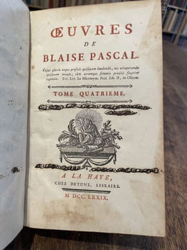 Oeuvres.. PASCAL (Blaise).