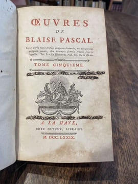 Oeuvres.. PASCAL (Blaise).