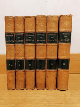 Sept générations d'exécuteurs, 1688-1847: mémoires des Sanson mis en ordre, rédigés et publiés par H. Sanson.. SANSON (Henri).