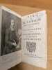 Vie de M. Lenain de Tillemont avec des réflexions sur divers sujets de morale et quelques lettres de piété.. LE NAIN DE TILLEMONT (Louis-Sébastien)]. ...