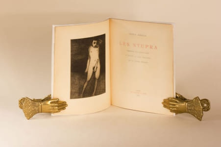 Les Stupra, augmentés d'un poème inédit et illustrés de cinq eaux-fortes par un graveur flamand.