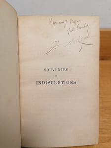 Souvenirs et indiscrétions ; Le dîner du Vendredi-Saint, par C.-A. Sainte-Beuve, publiés par son dernier secrétaire.