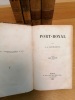 Port-Royal. Tomes 1 à 5 + table alphabétique et analytique.. SAINTE-BEUVE (Charles Augustin).