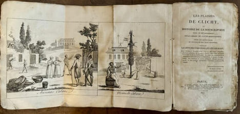 Les Plaisirs de Clichy, ou Histoire de la souscription pour le rétablissement de la cabane de Clichy-Montfermeil. . COLLECTIF.