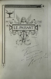 Le Passant. Comédie en un acte en vers.