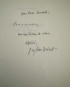 Ode à la poésie (janvier 1984 - janvier 1987).. BENEZET (Mathieu).